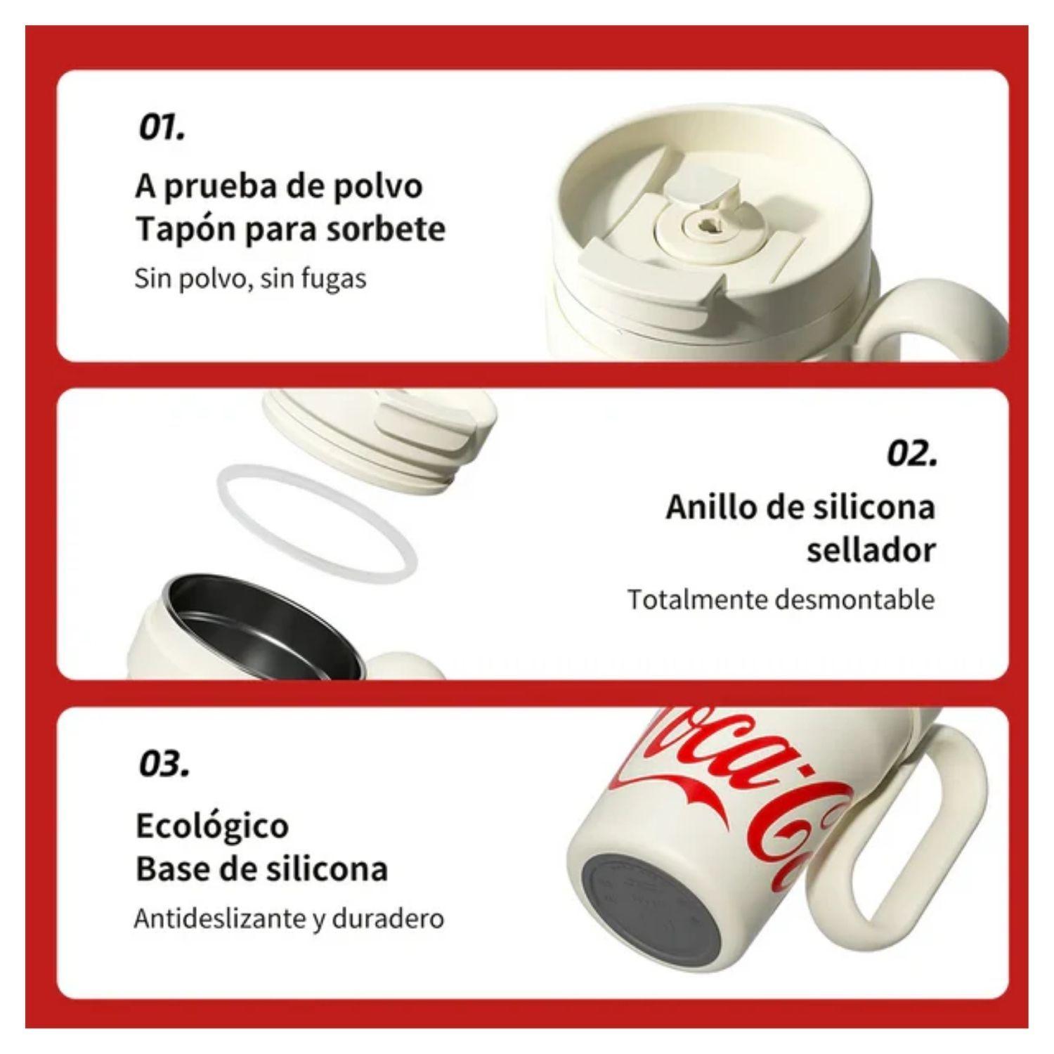 Vaso Térmico GERM x Coca-Cola 1100 ml Blanco-6
