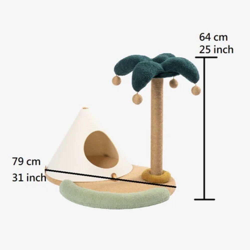 Pidan® Cama Y Rascador Para Gatos Isla Felina-3
