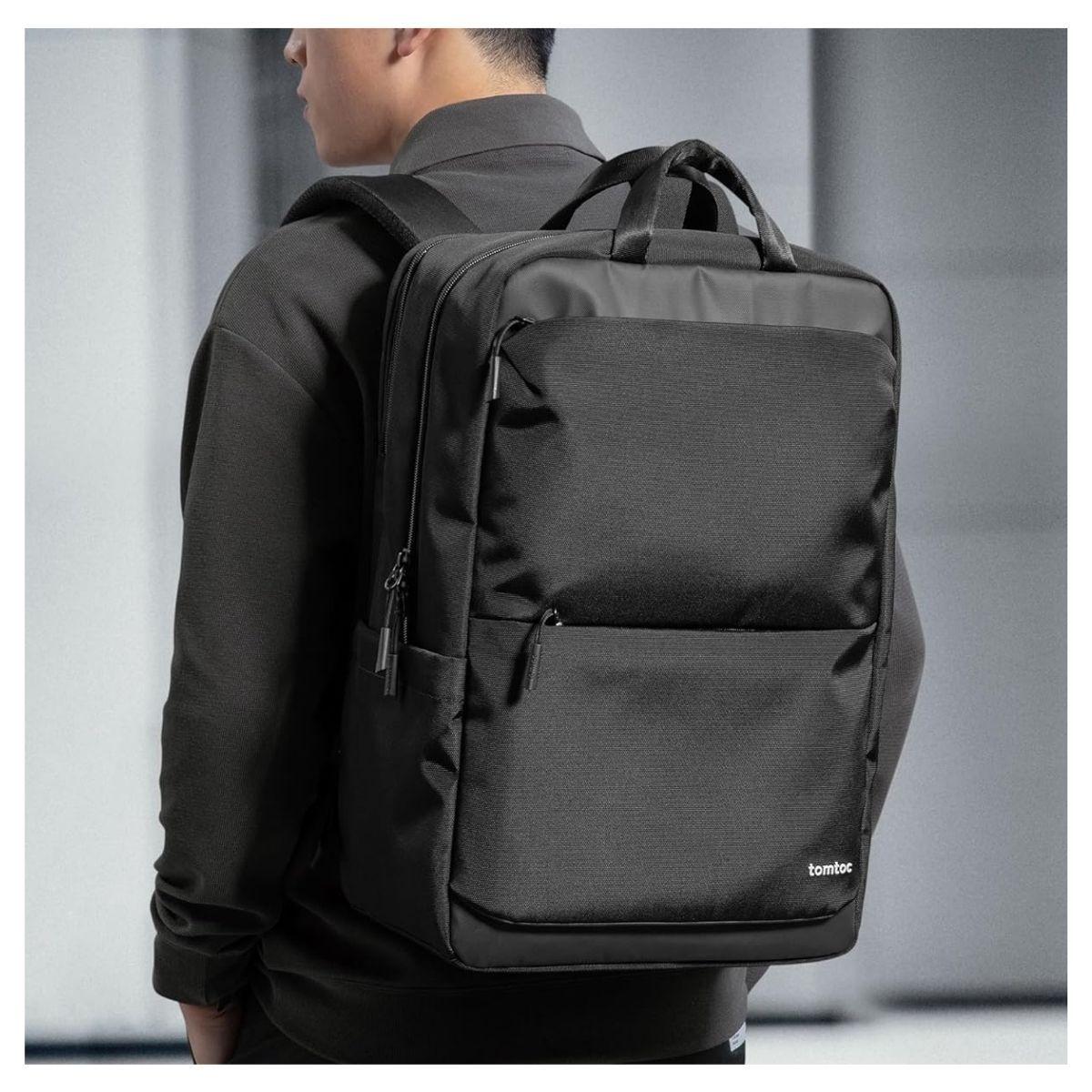 Tomtoc Mochila Navigator-T71 para Notebook 17.3" (30L) - Negro-2