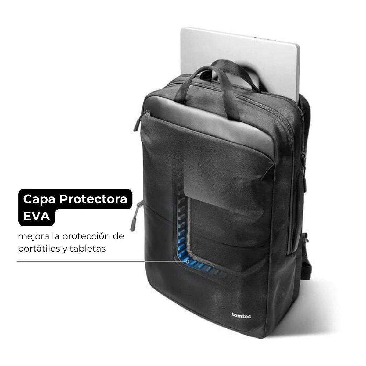 Tomtoc Mochila Navigator-T71 para Notebook 17.3" (30L) - Negro-3