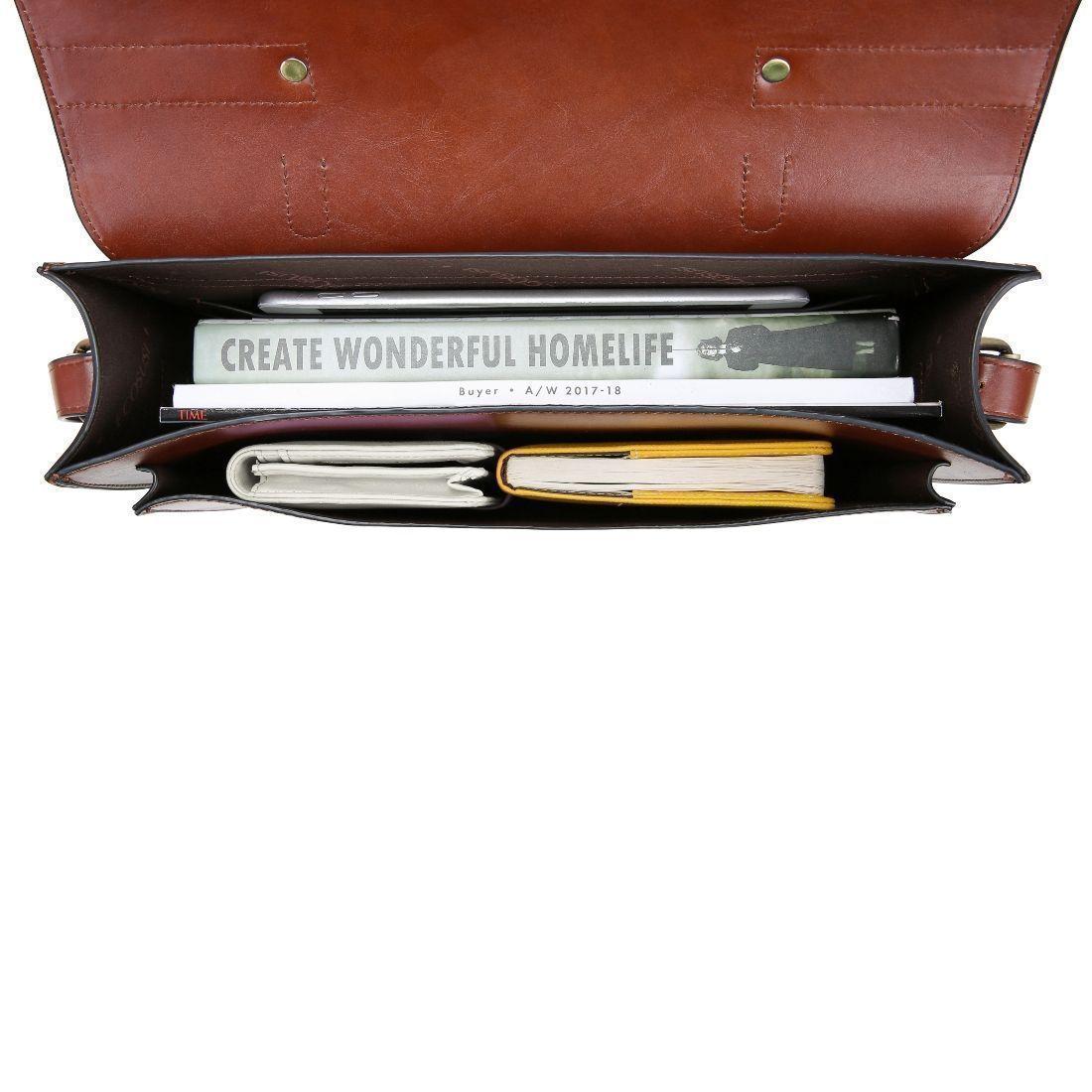 Ecosusi Bolso Cartera MENSAJERO CLASSIC - café-4