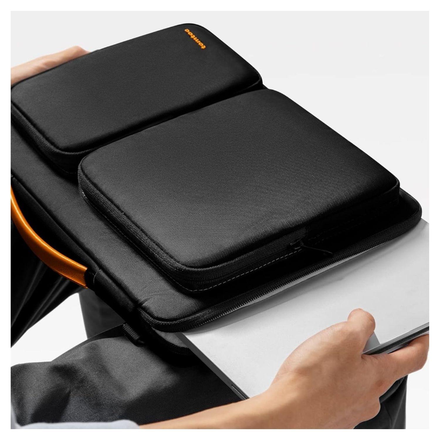 Tomtoc Bolso de Hombro Defender-A42 para MacBook Pro de 14" - Negro-7