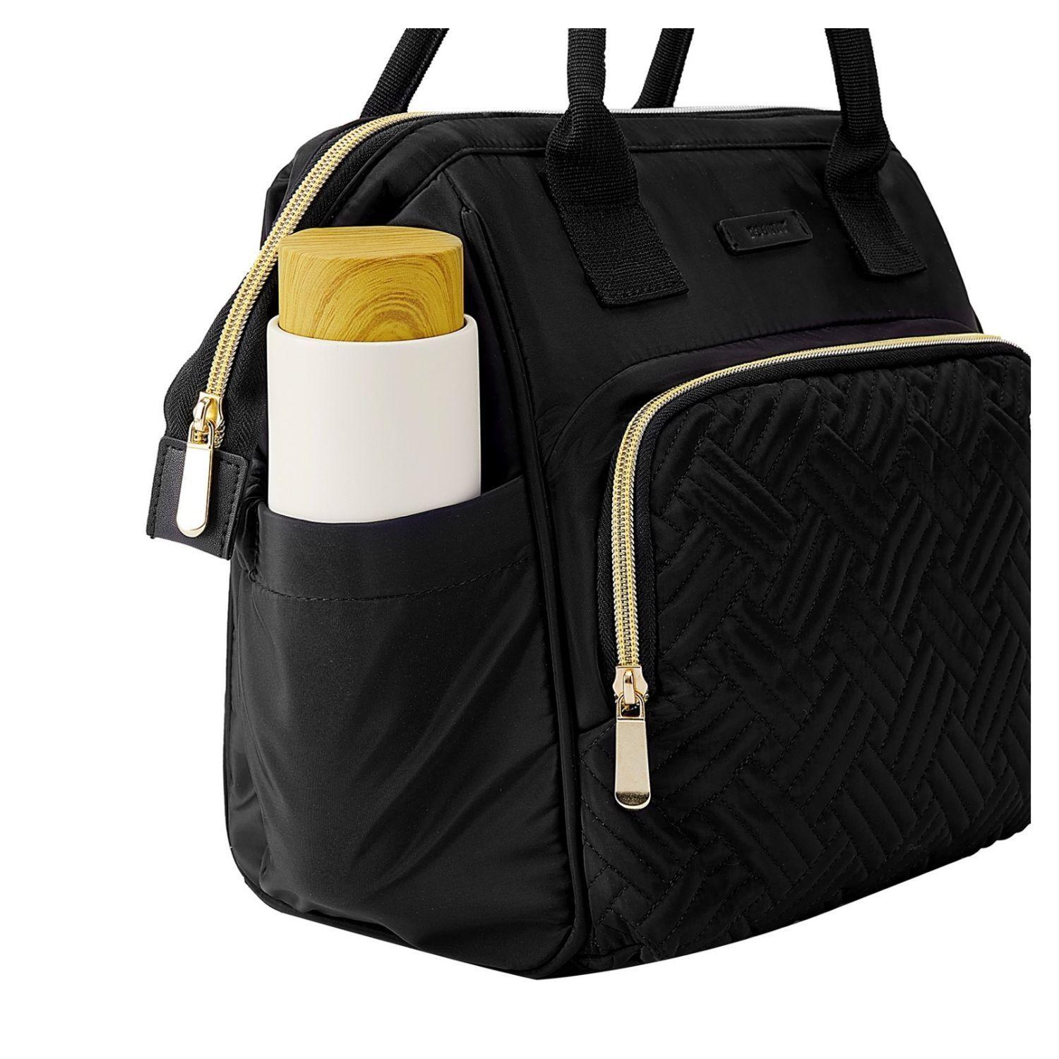 Tourit Lonchera Térmica 16 latas 10L Impermeable Negro-4