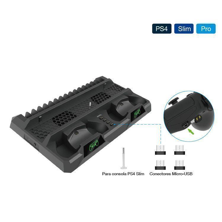 DOBE - BASE MULTIFUNCIONAL PARA PS4-2