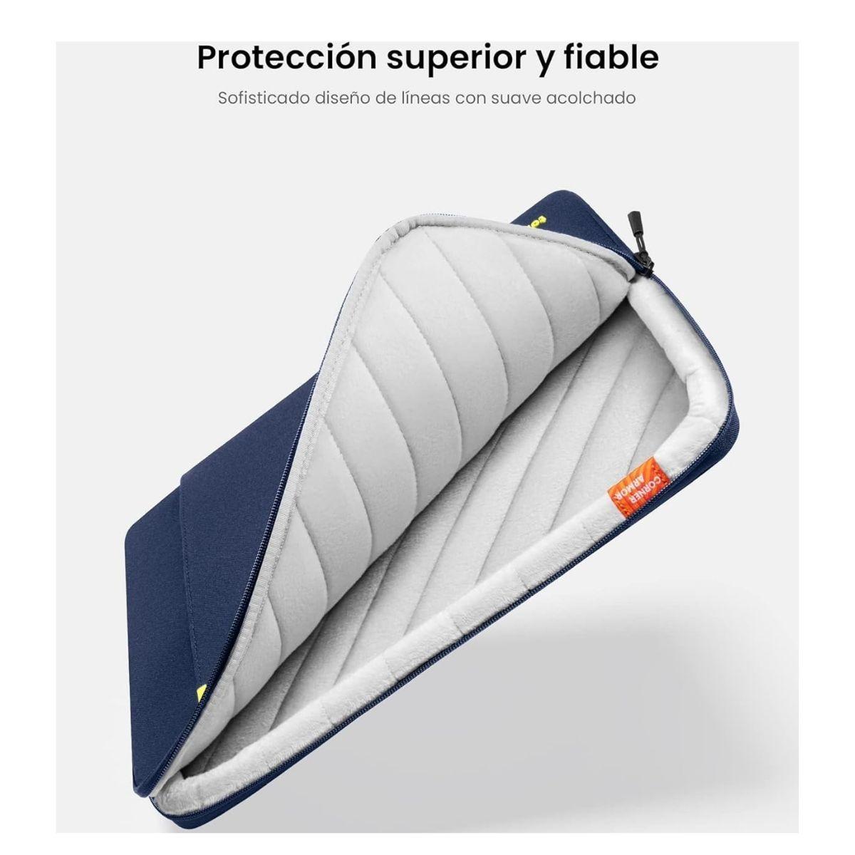 Tomtoc Funda Defender-A13 MacBook Pro 16" M3/M2/M1 Azul-4