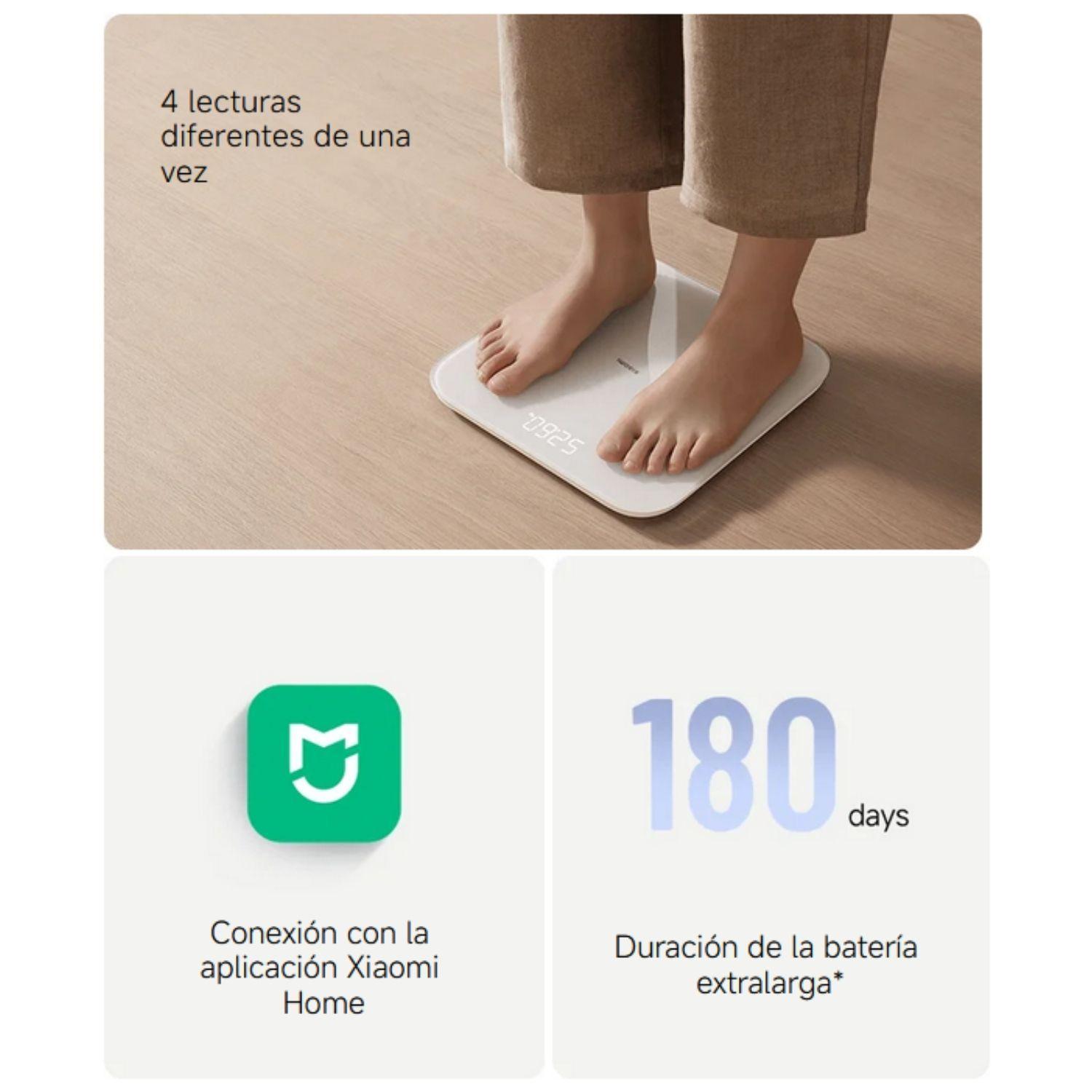 Xiaomi Balanza Inteligente S200 Alta Precisión Blanco-4