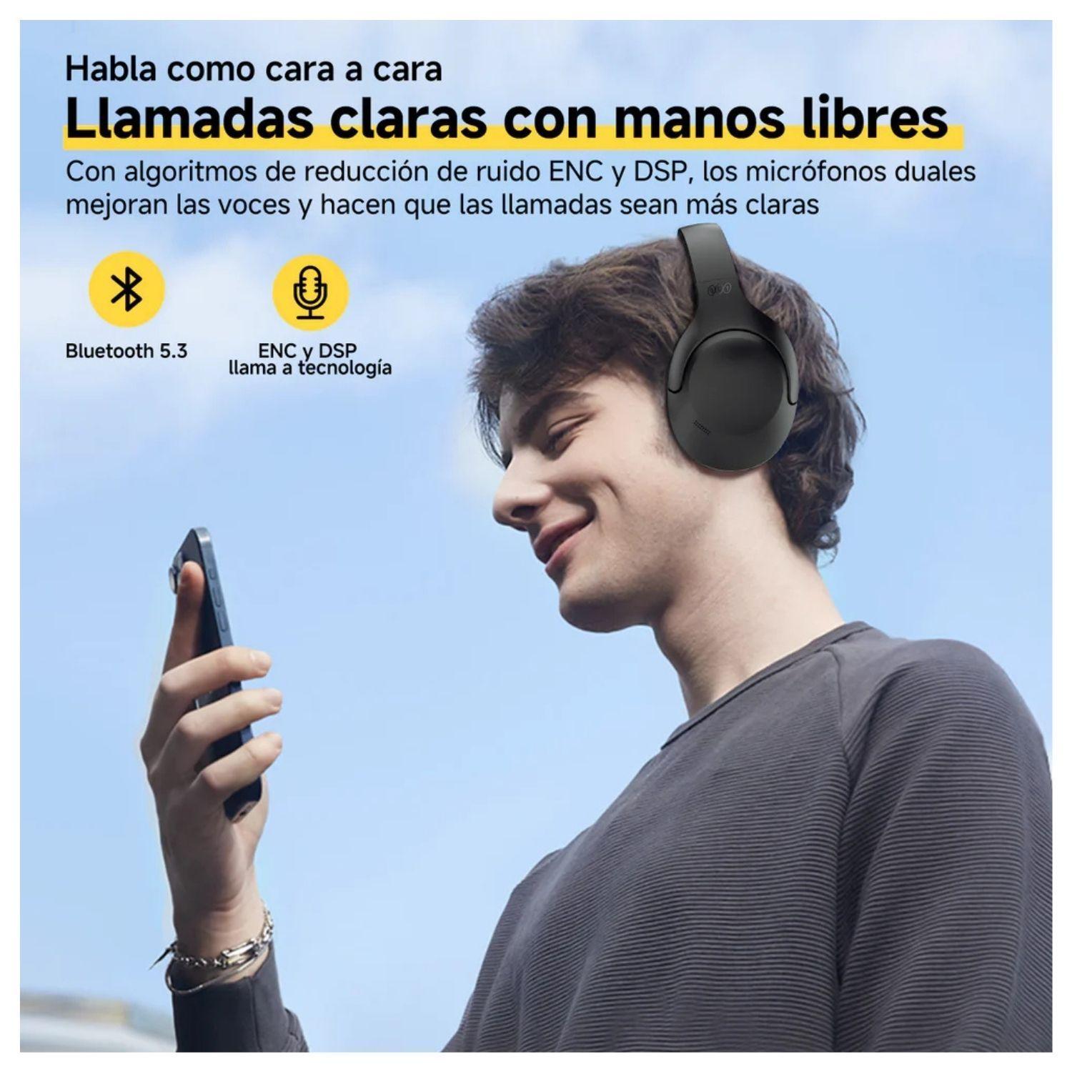 QCY H3 Lite Audifonos Bluetooth Inal mbricos ANC Negro-6