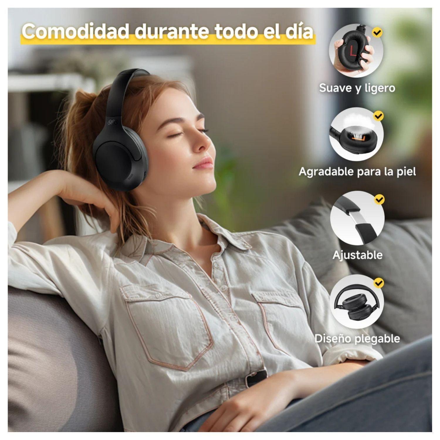 QCY H3 Lite Audifonos Bluetooth Inal mbricos ANC Negro-7