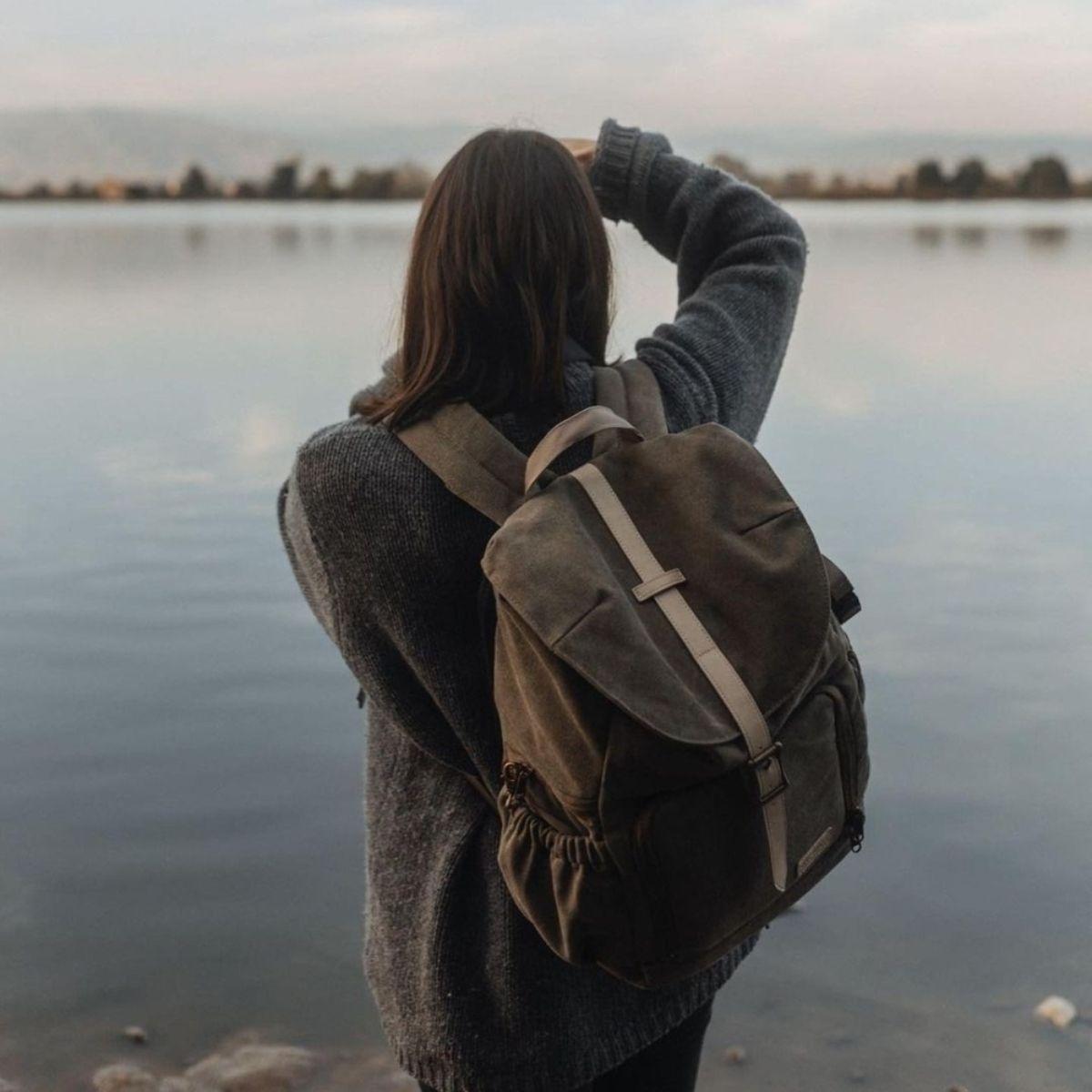 Bagsmart - Mochila para Cámara Anniston - Verde-4