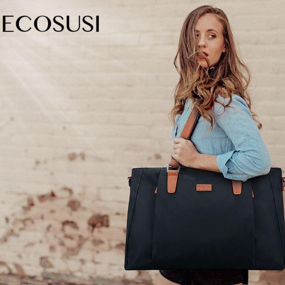Ecosusi Bolsa Duffle con Bolza de Zapatos Rojo-4