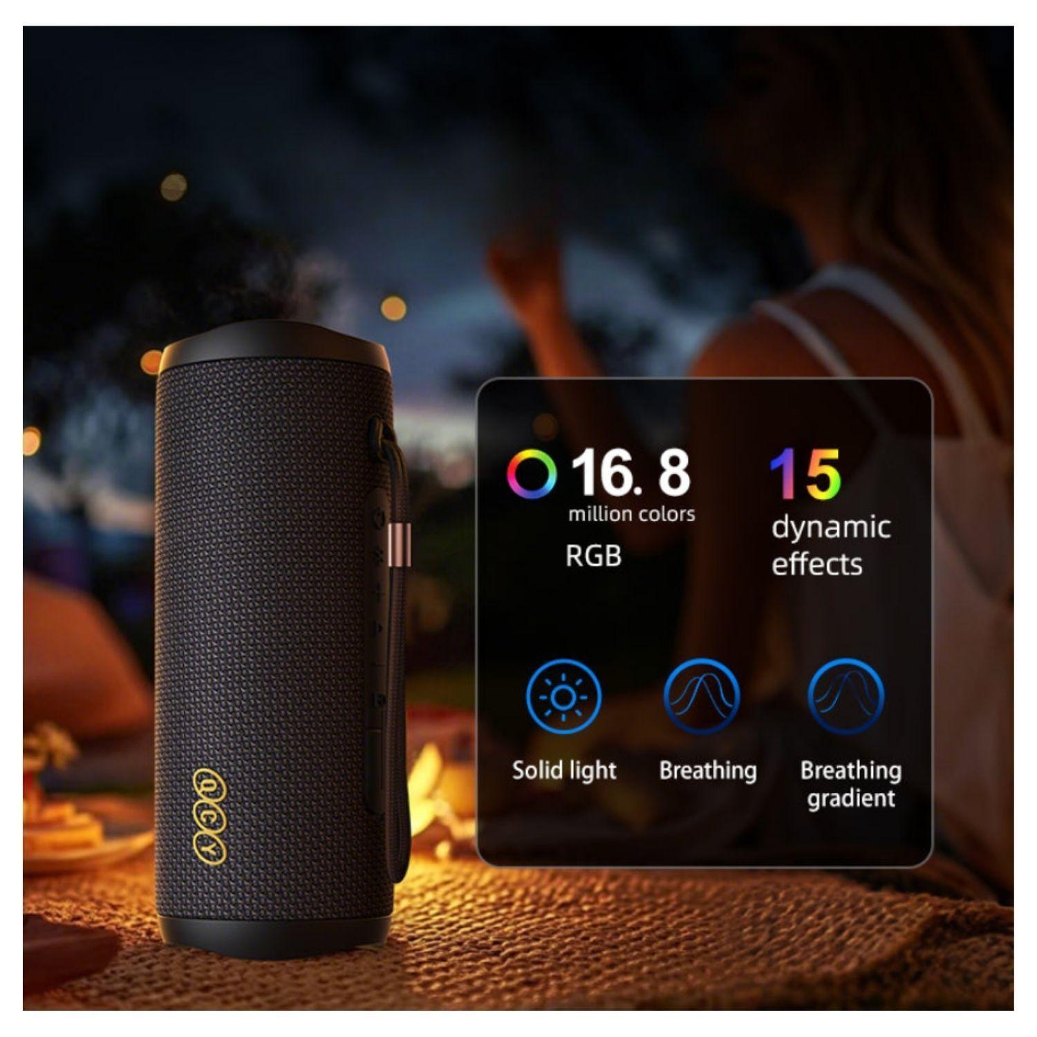 QCY Parlante Bluetooth Portátil SP7 40W RGB IPX7 Negro-2