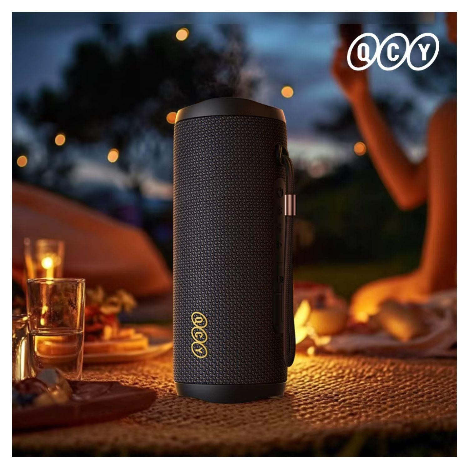 QCY Parlante Bluetooth Portátil SP7 40W RGB IPX7 Negro-5