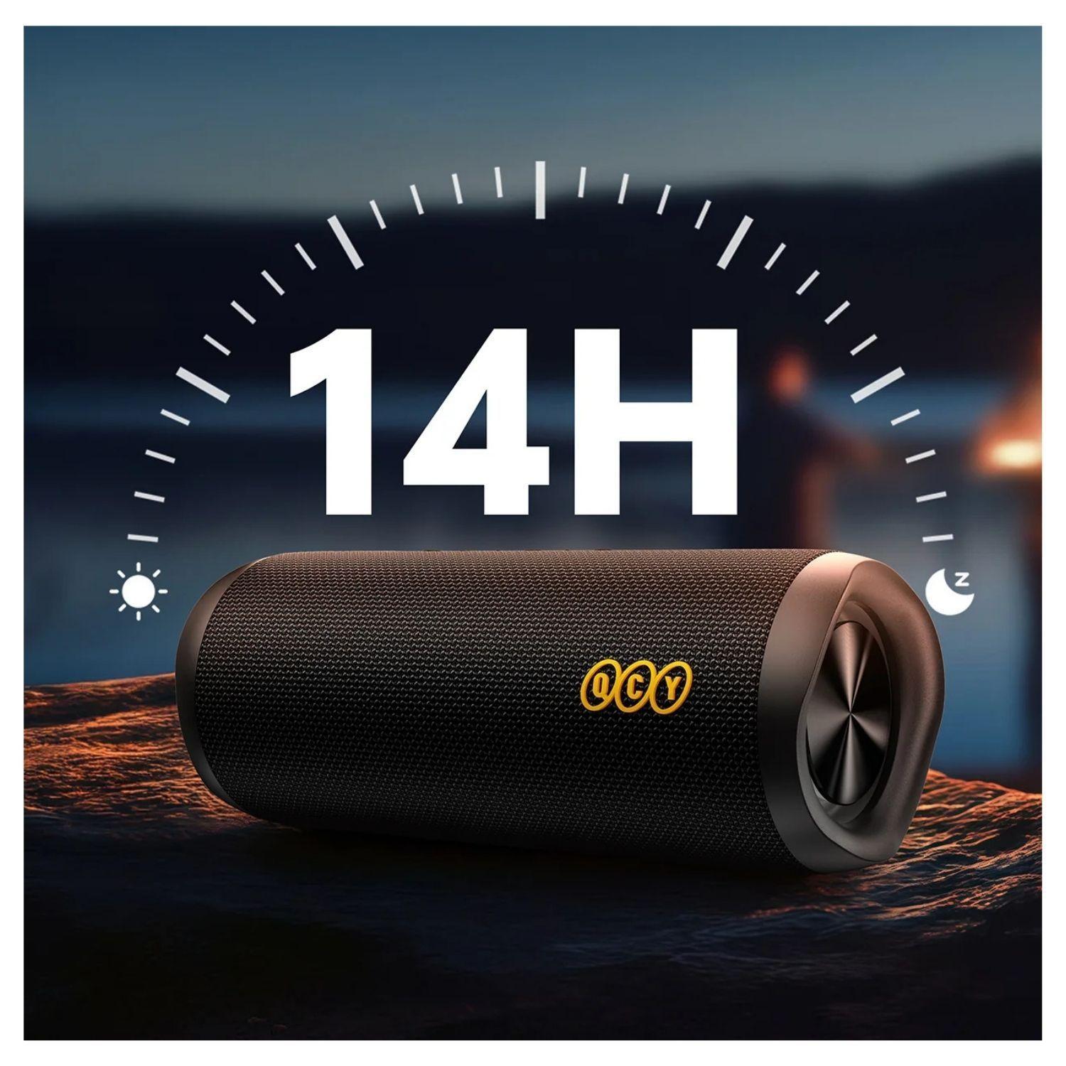 QCY Parlante Bluetooth Portátil SP7 40W RGB IPX7 Negro-6