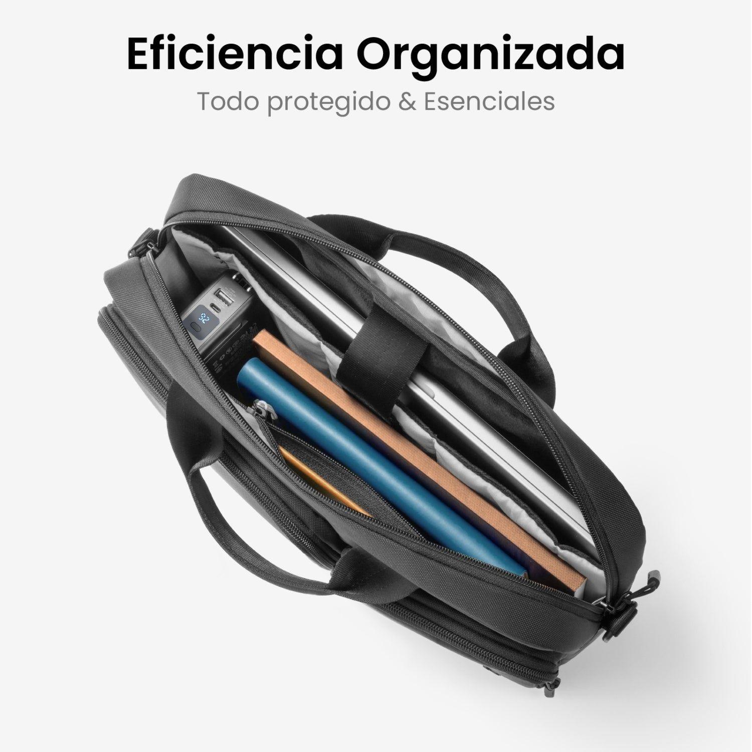 Tomtoc Maletín con Correa Navigator-A33 para Notebook de 15" - 16" Negro-1