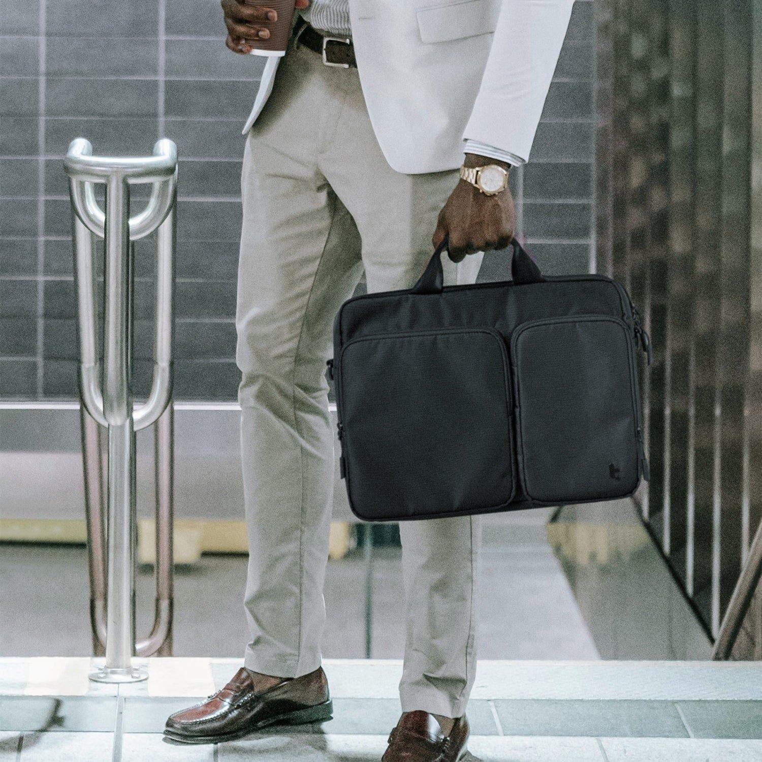 Tomtoc Maletín con Correa Navigator-A33 para Notebook de 15" - 16" Negro-7