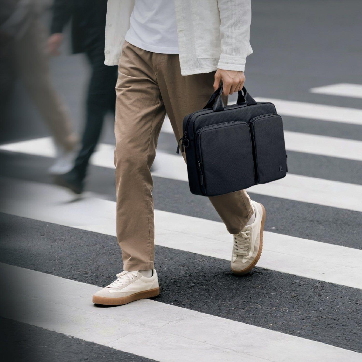 Tomtoc Maletín con Correa Navigator-A33 para Notebook de 15" - 16" Negro-9