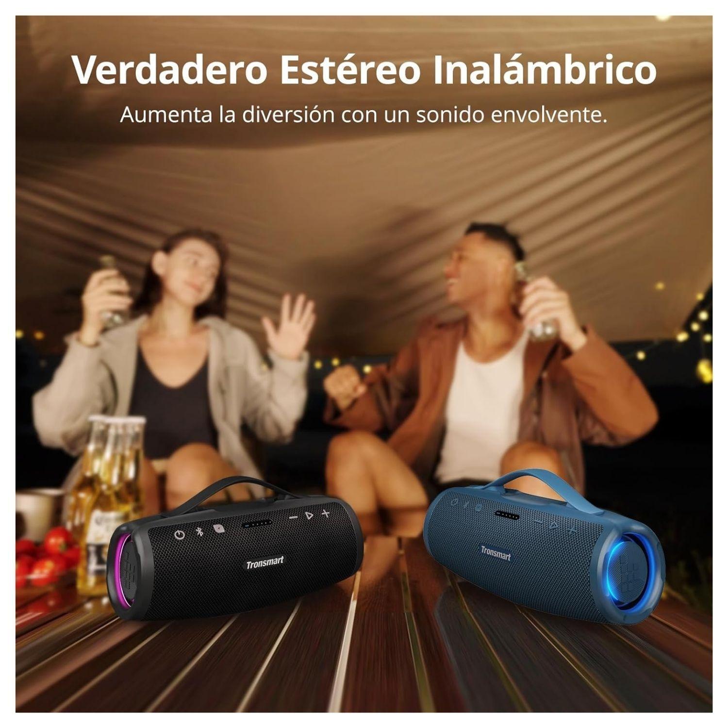 Tronsmart Parlante Portátil  Mirtune S100 para Exteriores IPX7 Azul-5