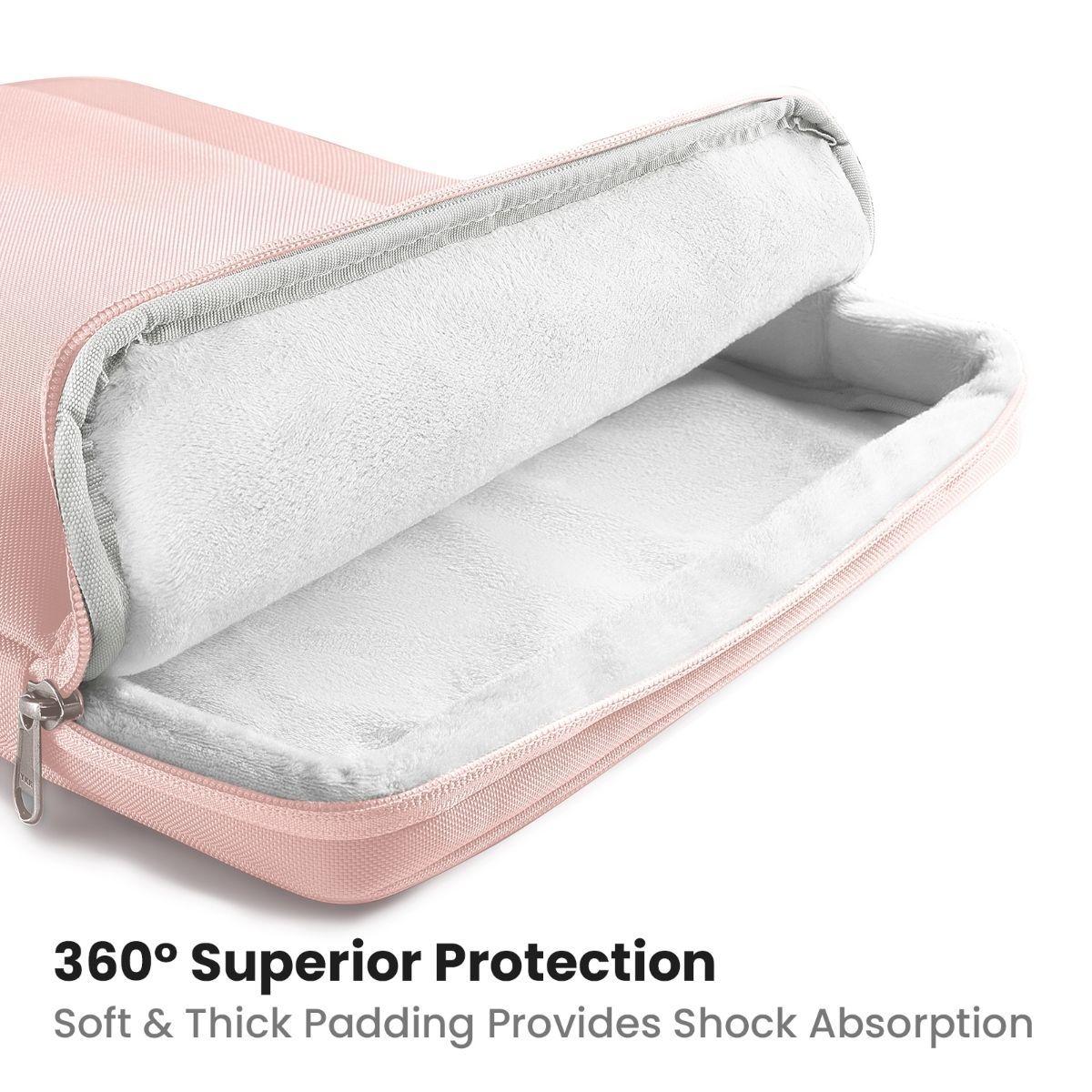 TomtocMaletin A14 Para 13" New MacBook Pro & Air M1-Rosado-3