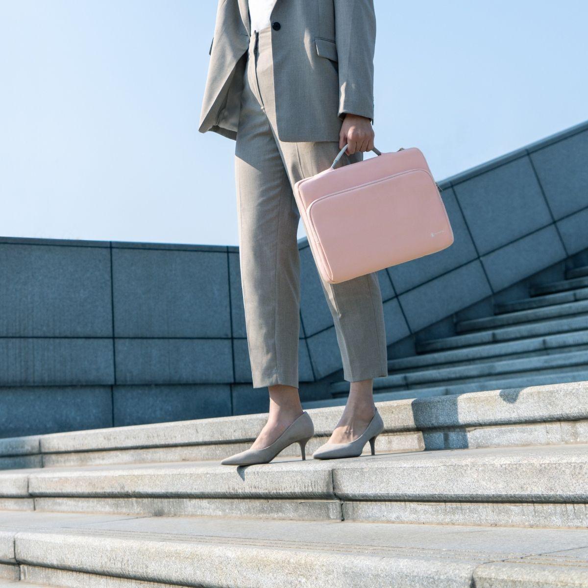 TomtocMaletin A14 Para 13" New MacBook Pro & Air M1-Rosado-7