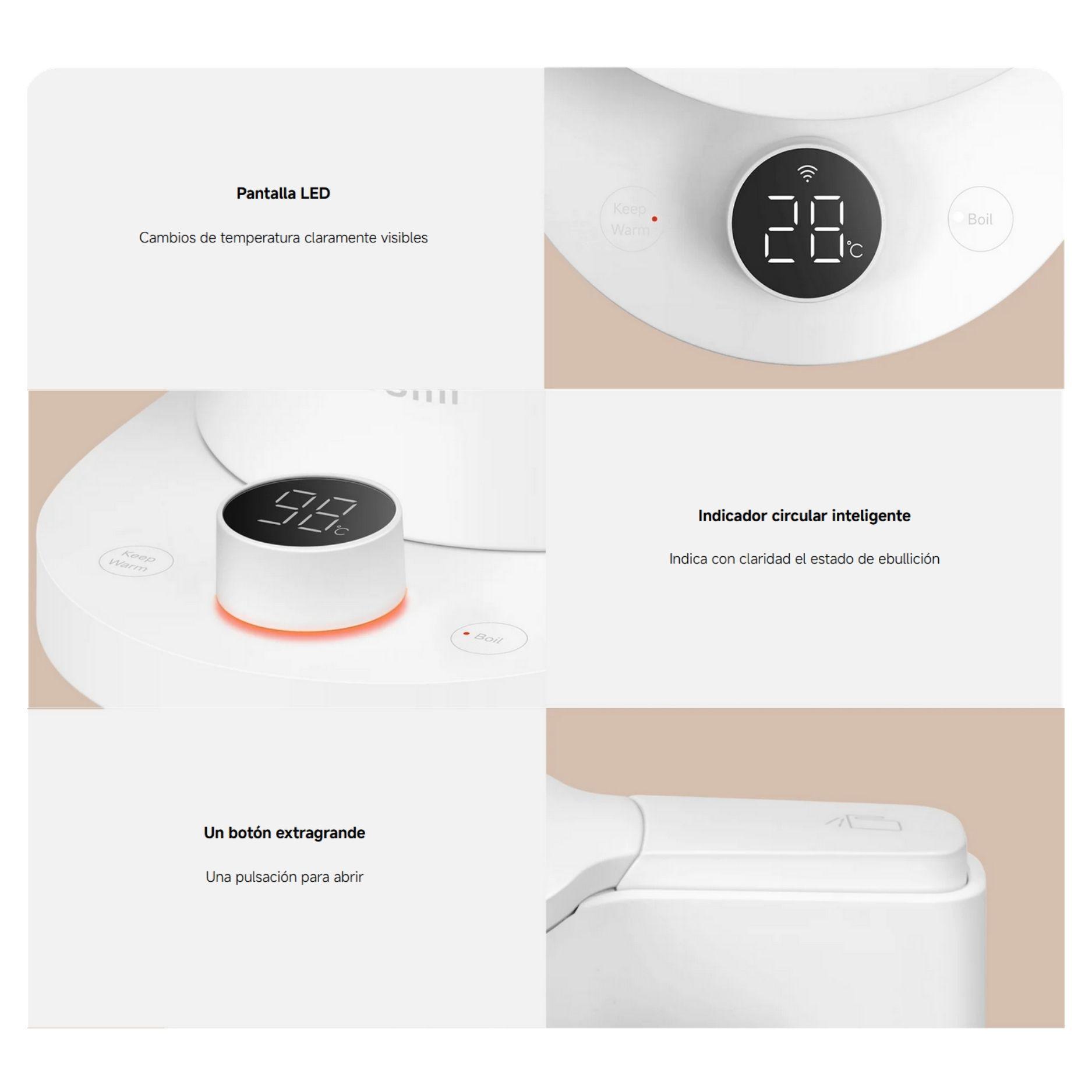 Xiaomi Hervidor Inteligente Smart Kettle Pro 2 Blanco-5