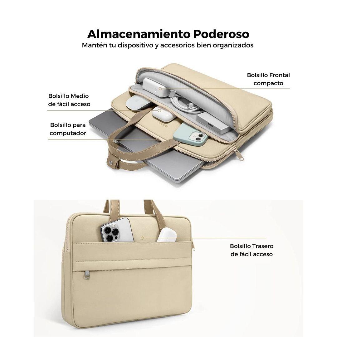 Tomtoc Bolso de Hombro Versatile-A12 MacBook Pro 14" M3/M2/M1 - Beige-2