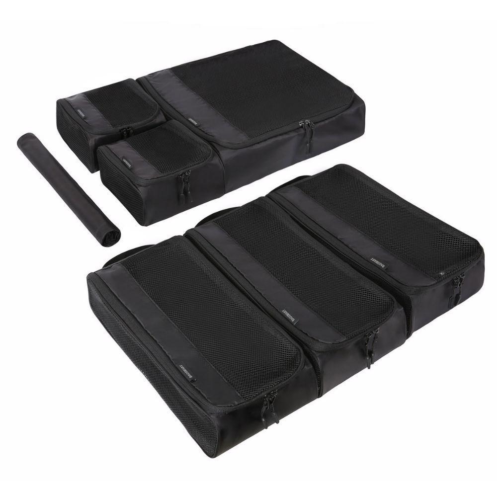 Bagsmart kit de cubos para embalaje 7 piezas - Negro-0