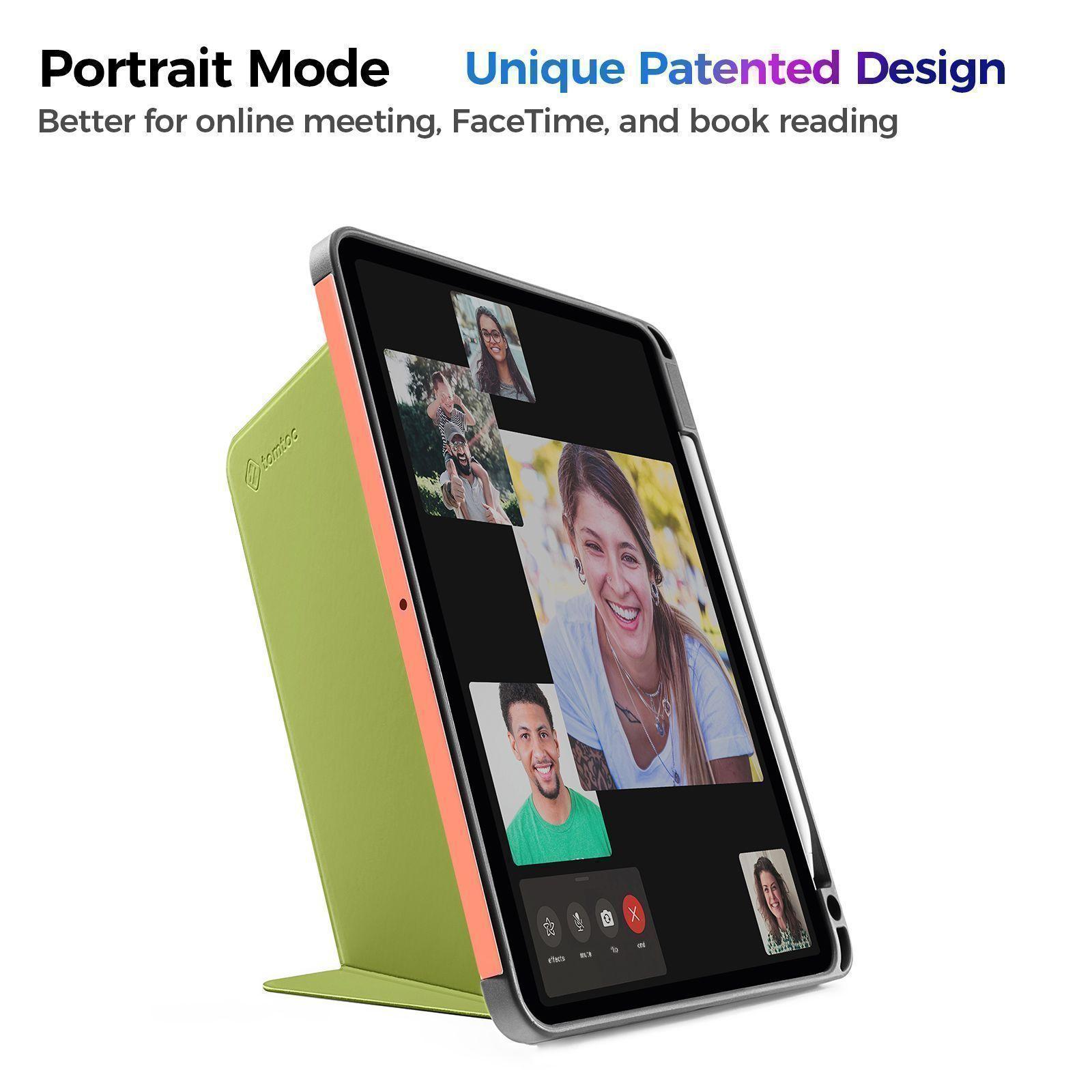 Tomtoc Funda  vertical para iPad Pro 11"- Avocado-3