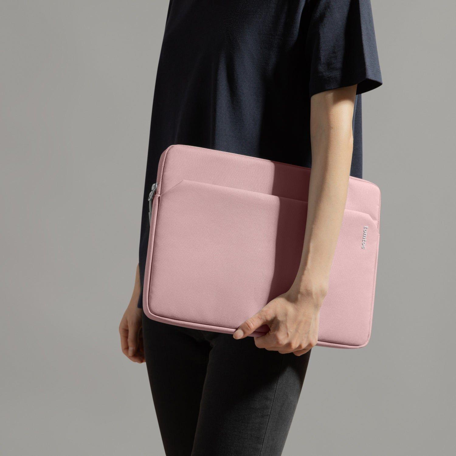 Tomtoc Funda Light-A18 para MacBook Pro 14" Rosado-7