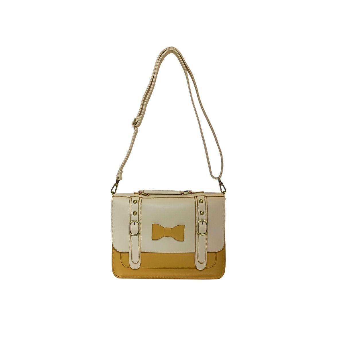 Ecosusi Bolso Bandolero MsjSmallBow 13,2" Amarillo-3