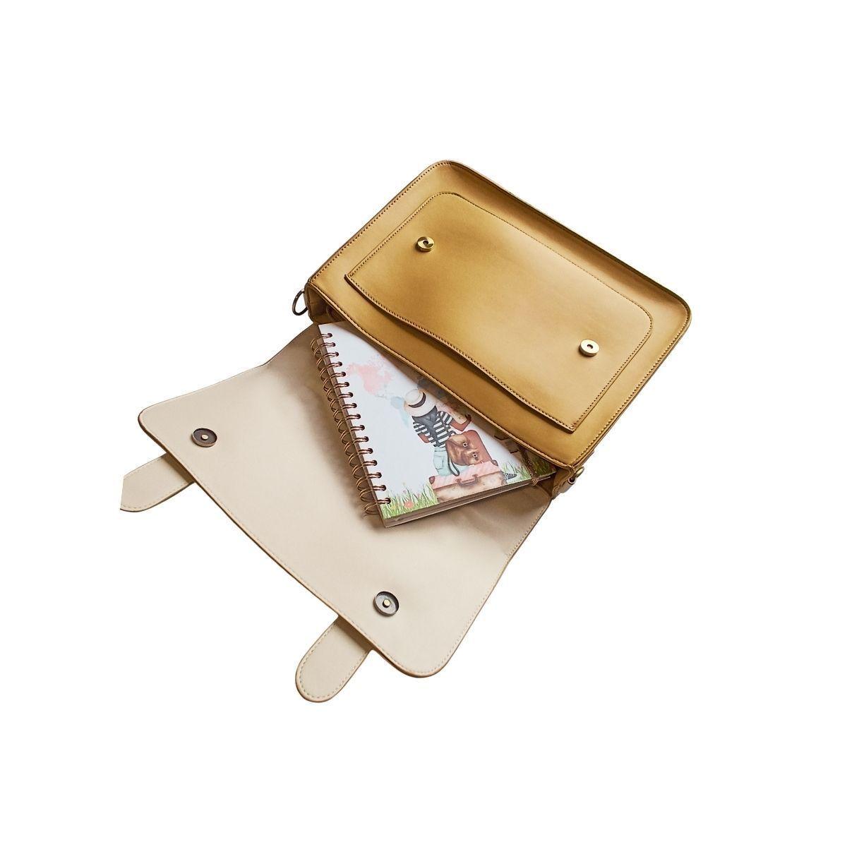 Ecosusi Bolso Bandolero MsjSmallBow 13,2" Amarillo-5