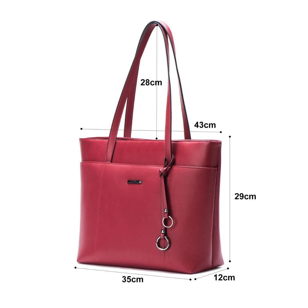Ecosusi Bolso Tote para notebook hasta 14.7'' - Vino-1