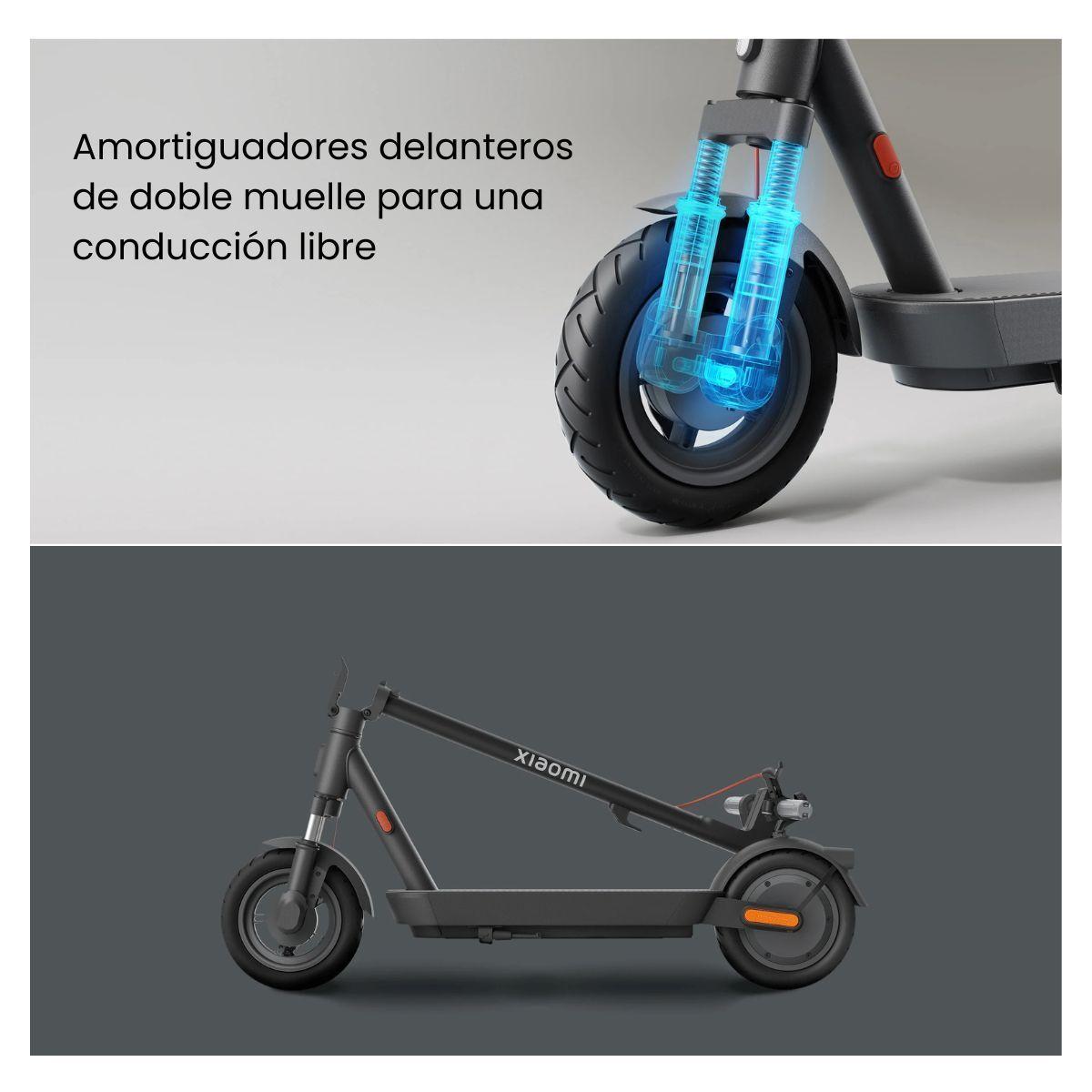 Xiaomi Scooter Eléctrico 5 Plegable 60km Autonomía 700W Negro-6