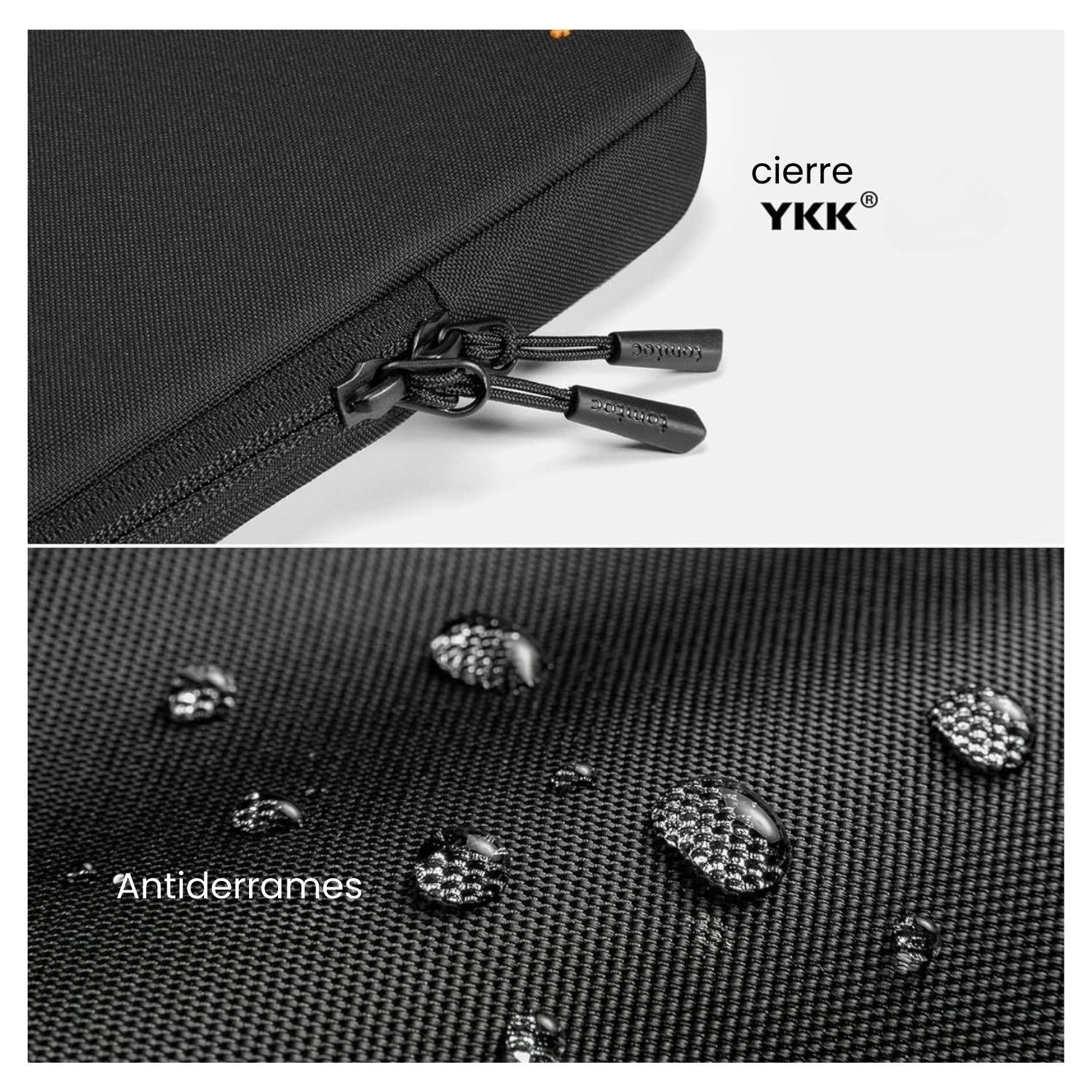 Tomtoc Funda Defender-A13 para MacBook Pro de 16" con organizador - Negro-7