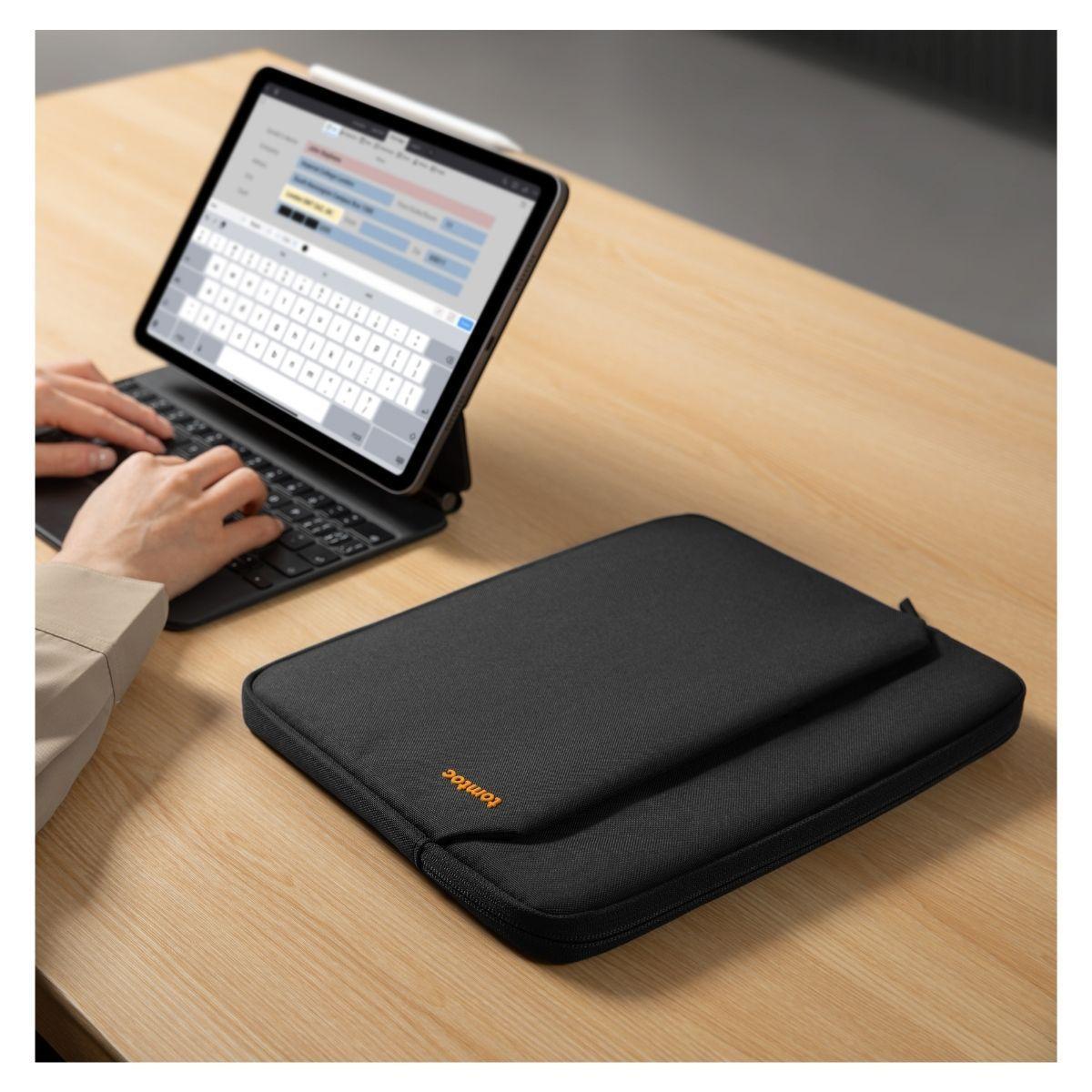 Tomtoc Funda Light-B18 para iPad Pro 12.9" 6/5/4/3 y teclado - Negro-4