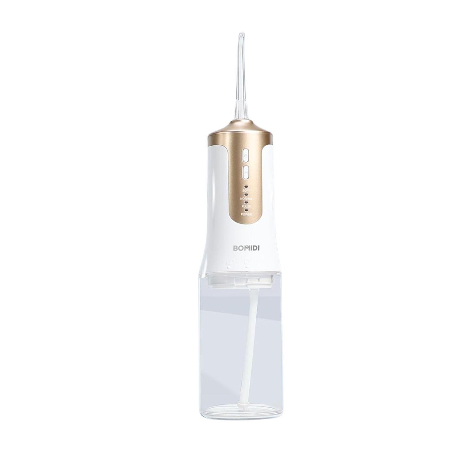 Bomidi Irrigador Bucal Portátil Recargable DE02 240 ml Blanco-0