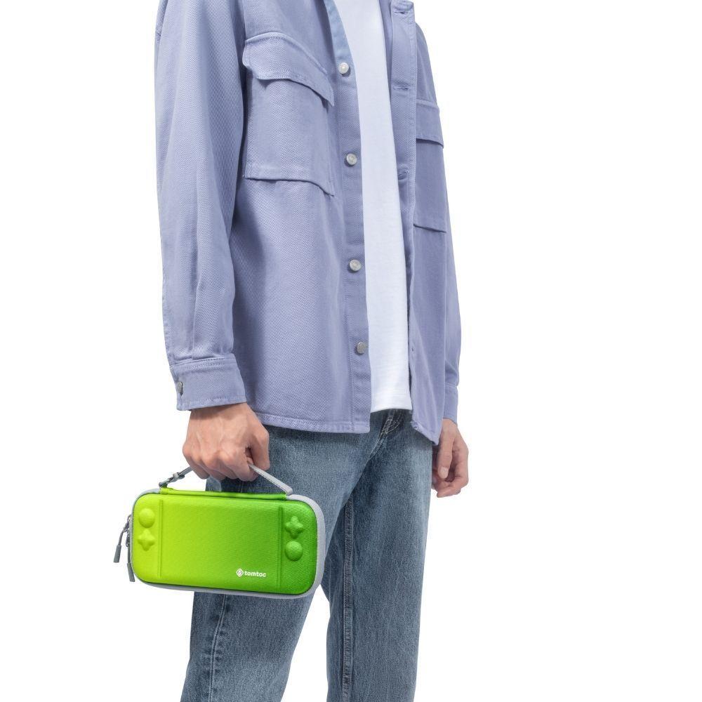 Tomtoc Estuche Ligero Para Nintendo Switch OLED - Verde Lima-6