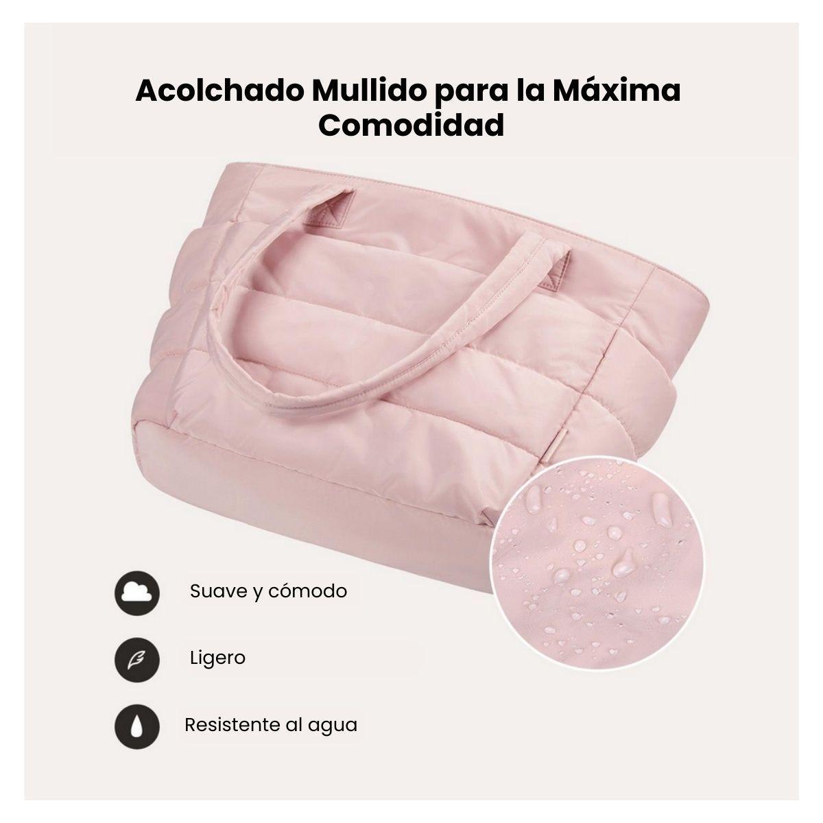 Bagsmart Bolso Tote Bubble Puffy 20L para 15,6" - Rosado-4