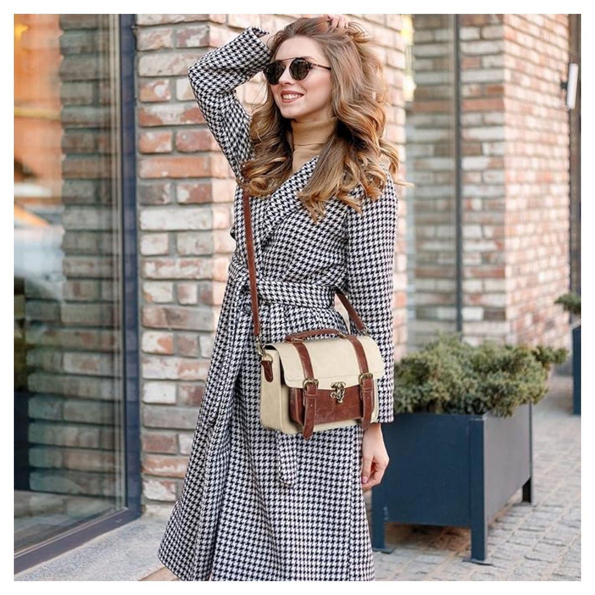 Ecosusi Maletín pequeño COFFEE - Beige-4