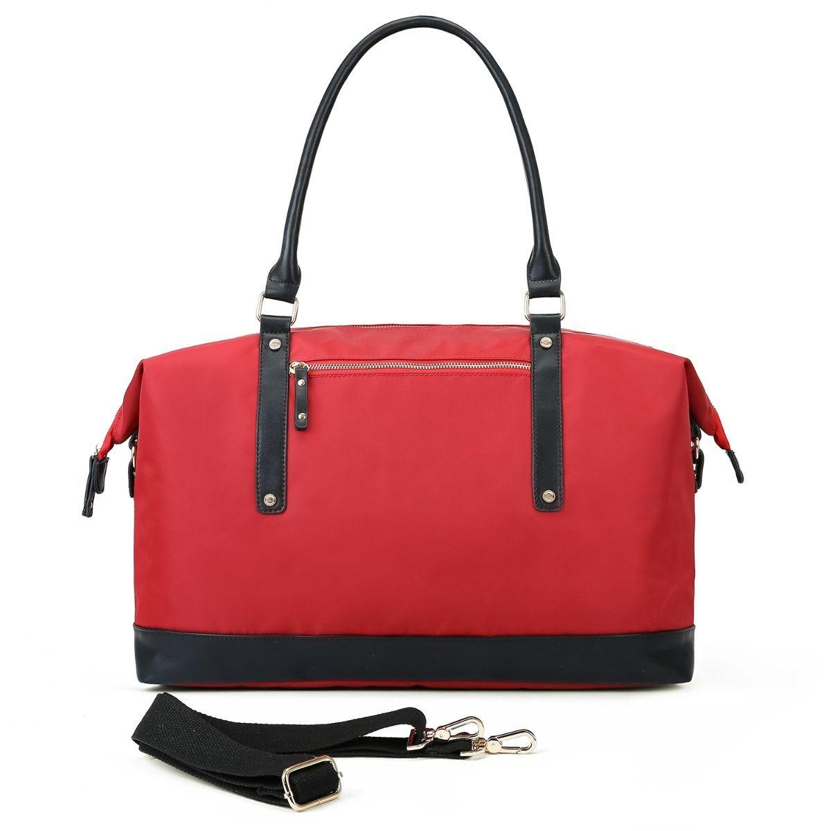 Ecosusi Bolso de Viaje para notebook hasta 14.7'' - Rojo-1