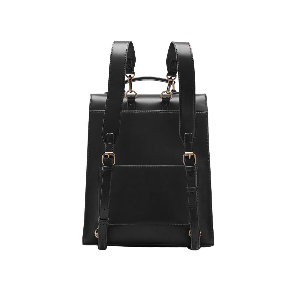 Ecosusi Mochila Vintage Daisy para Notebook 15,6" - Negro-4