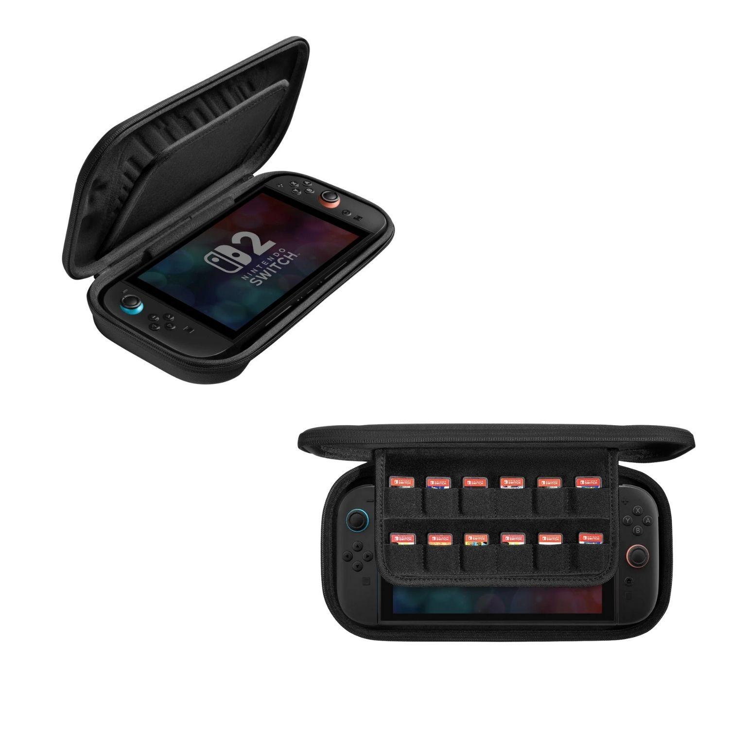 Tomtoc Funda Rígida FancyCase-G05 para Nintendo Switch 2 Negro-2