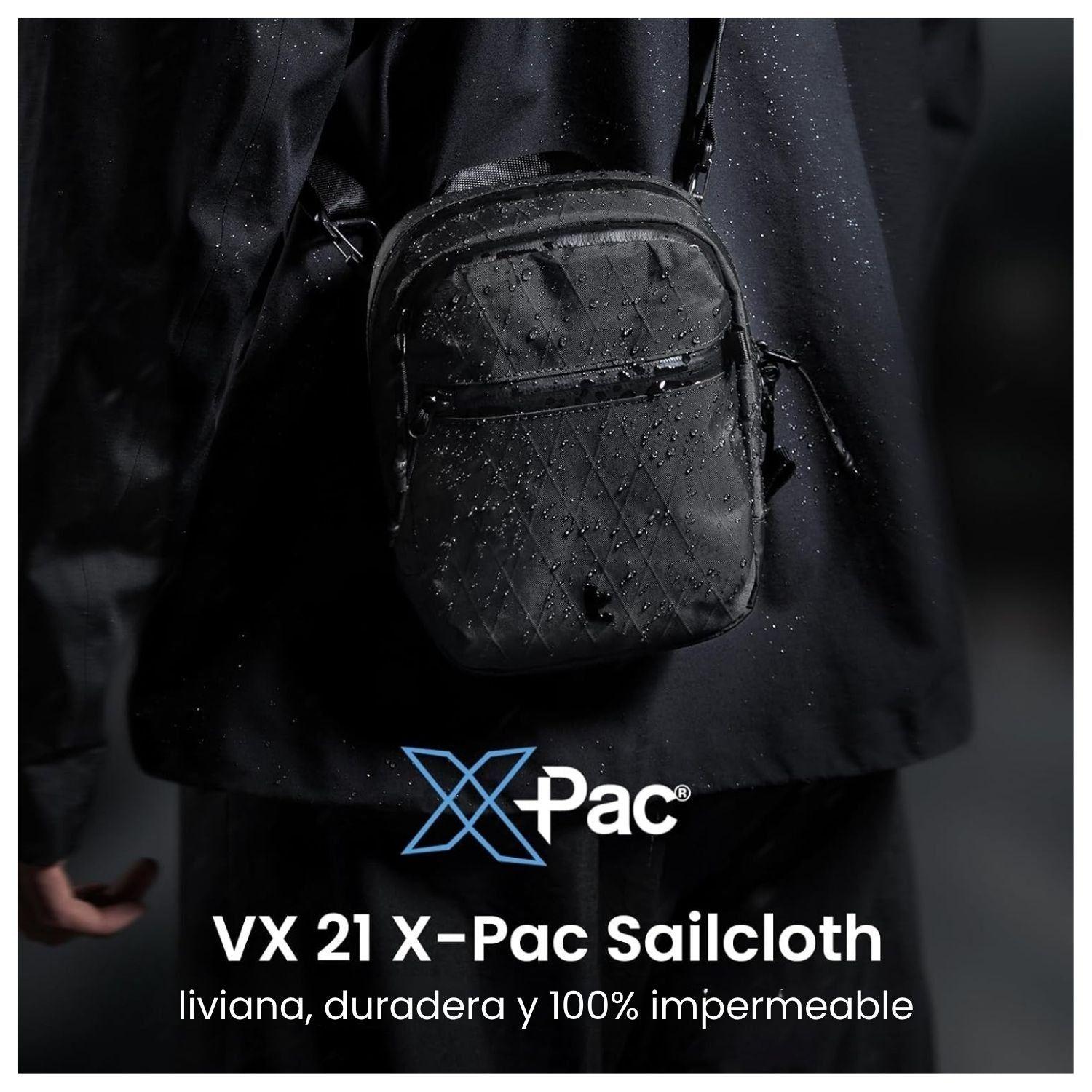 Tomtoc Bolso Bandolera de Viaje Aviator-T37 RFID Versión X-Pac Negro-2