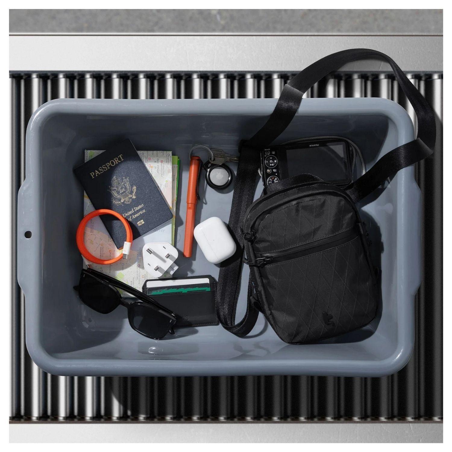 Tomtoc Bolso Bandolera de Viaje Aviator-T37 RFID Versión X-Pac Negro-4