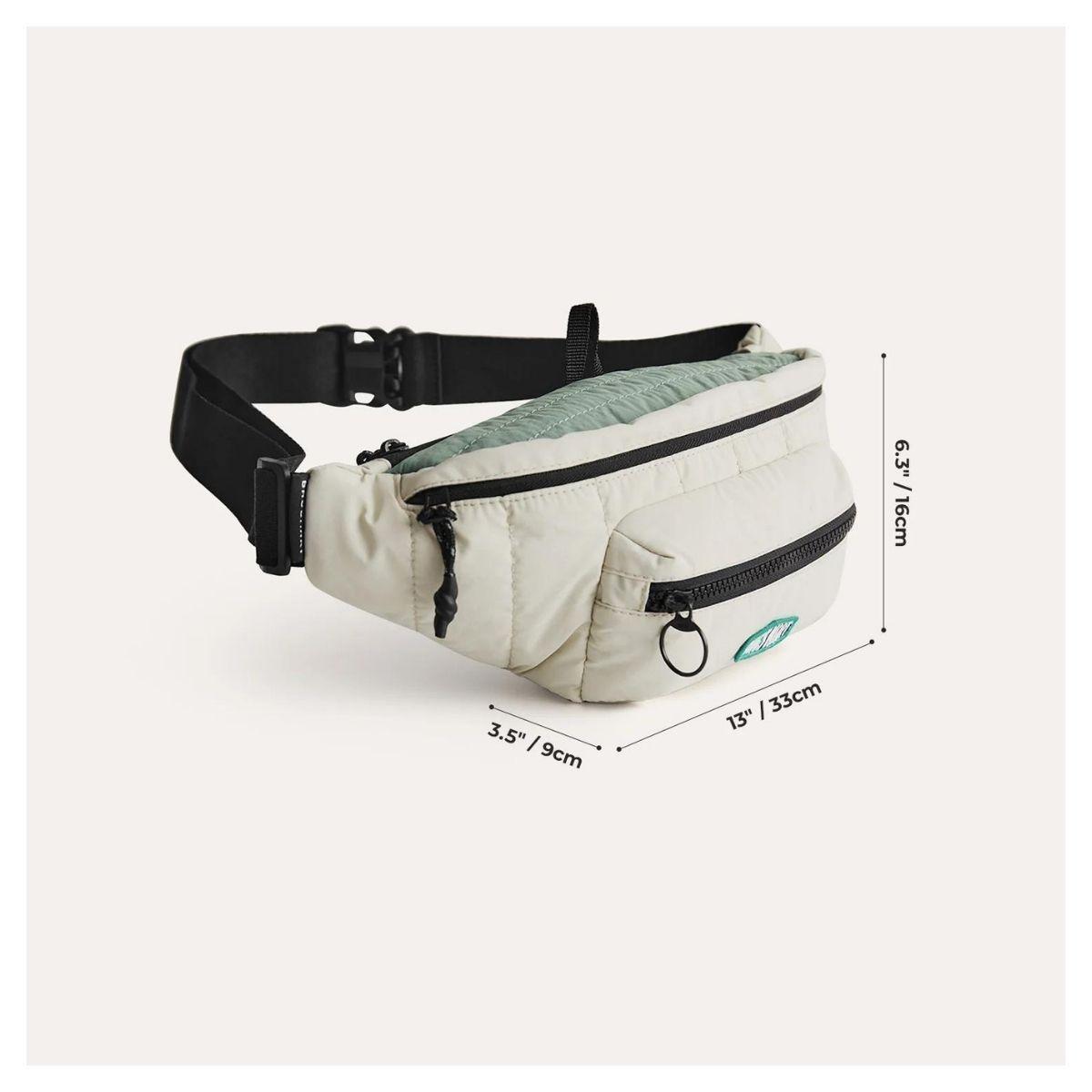 Bagsmart Banano Paz 2,5 L Acolchado Unisex Verde Celadón-5