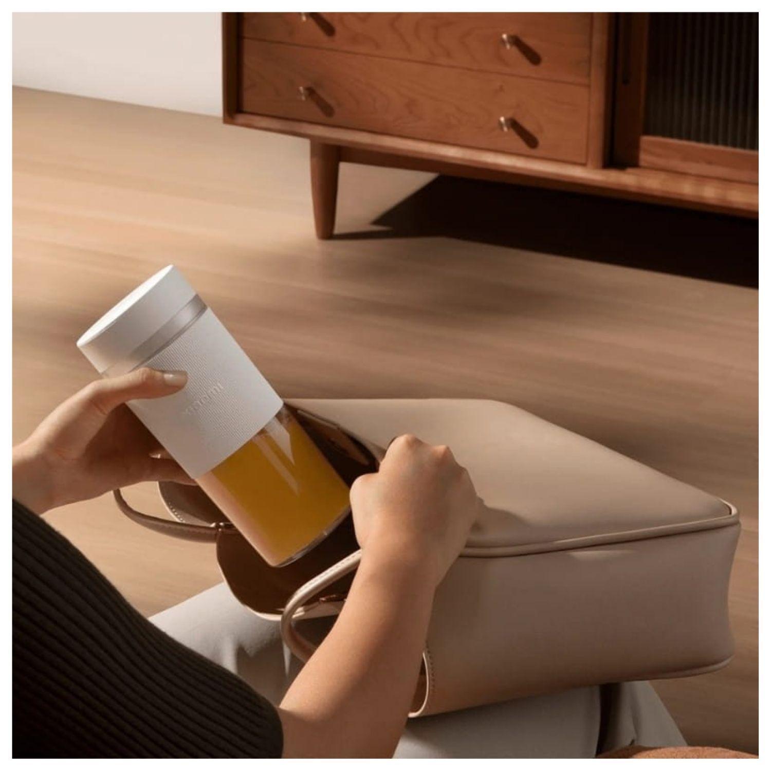 Xiaomi Licuadora Portátil Inalámbrica 300 ml 1300 mAh Blanco-5