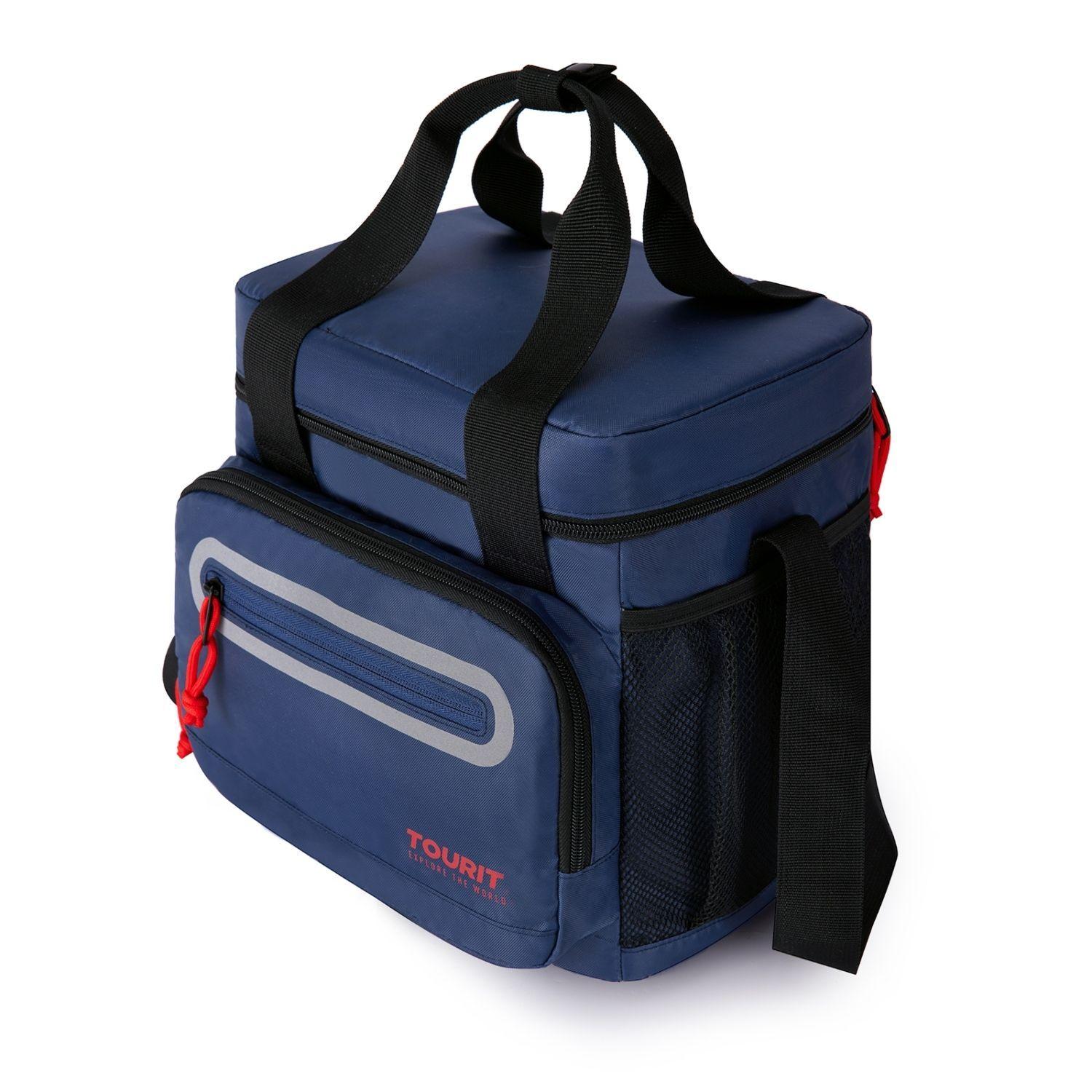 Tourit Lonchera Térmica Work 20 latas 14L Impermeable Azul Oscuro-3