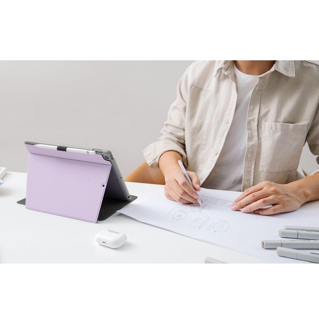 Tomtoc Funda Vertical iPad 10,2'' 9ª8ª7ª g Violeta-4