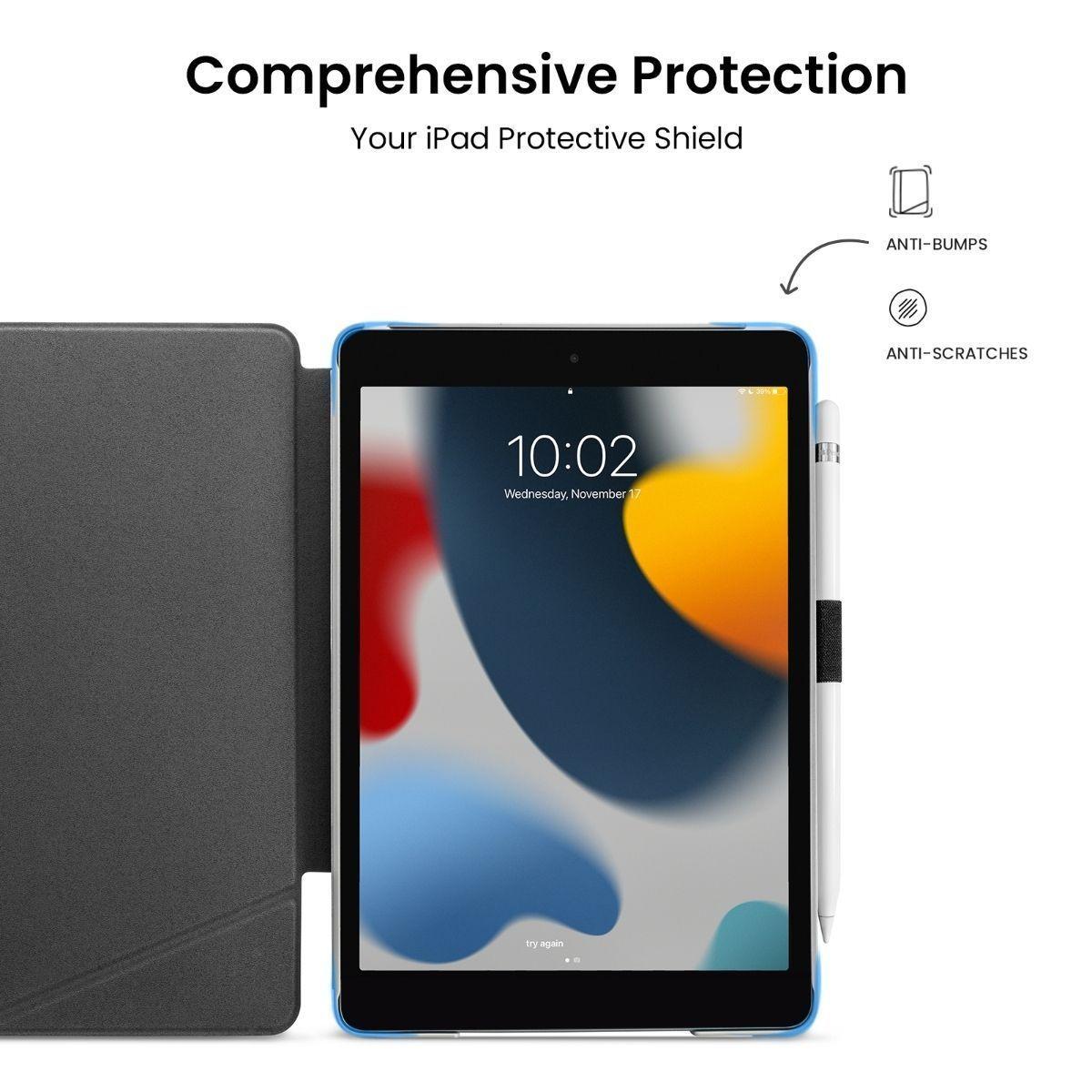 Tomtoc Funda Vertical iPad 10,2'' 9ª8ª7ª g Violeta-6