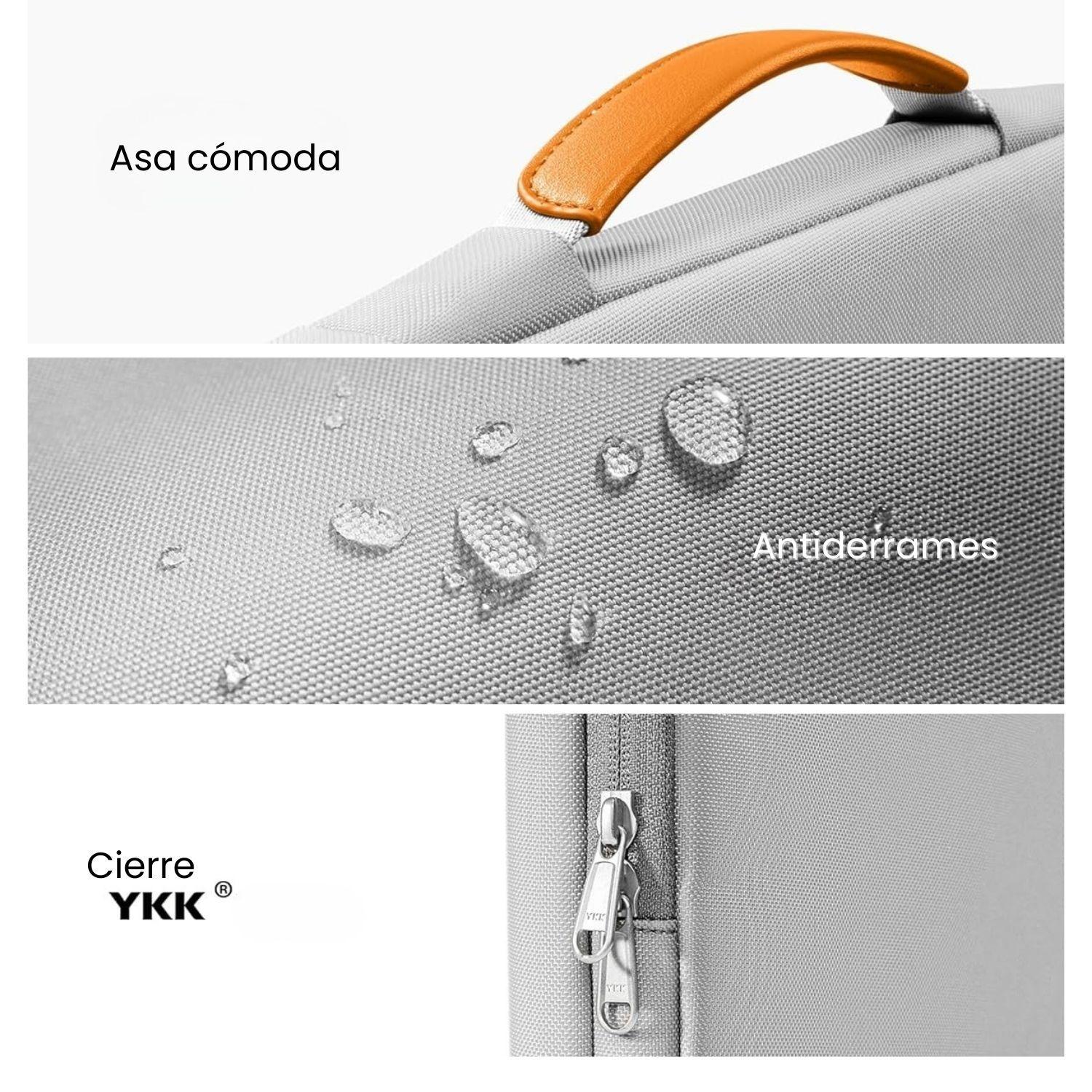 Tomtoc Maletín Defender-A14 para 13,5" a 14,4" - Gris-6