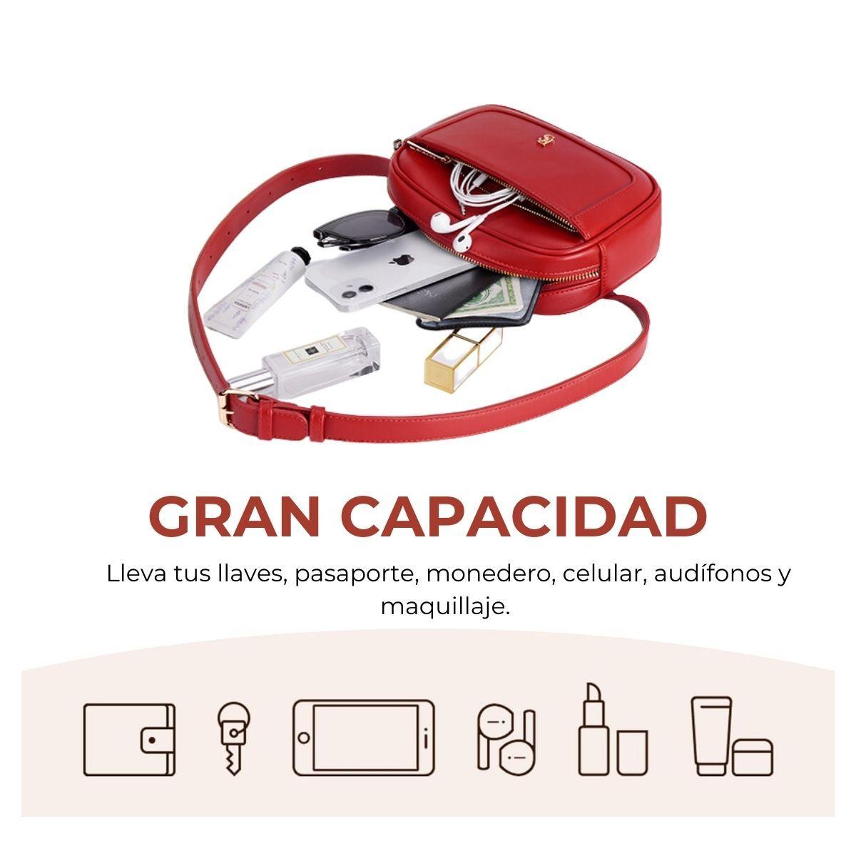 Ecosusi Banano Moderno de Cuero Vegano - Rojo-2